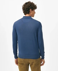 Luxe Polo Sweater Cotton-Cashmere