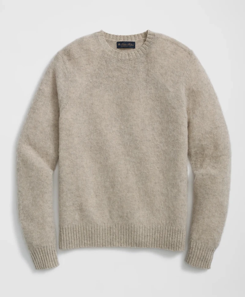 Brushed Wool Crewneck Sweater