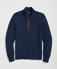 3-Ply Cashmere Half-Zip Sweater