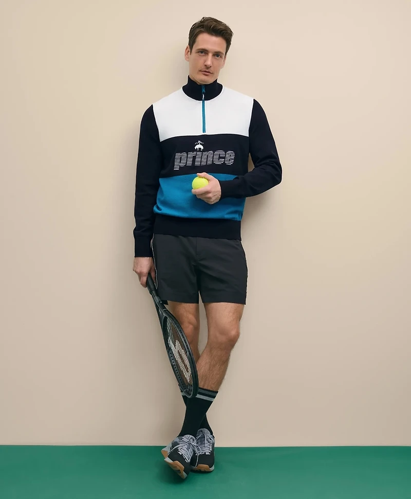 Brooks Brothers X Prince Long-Sleeve Half-Zip