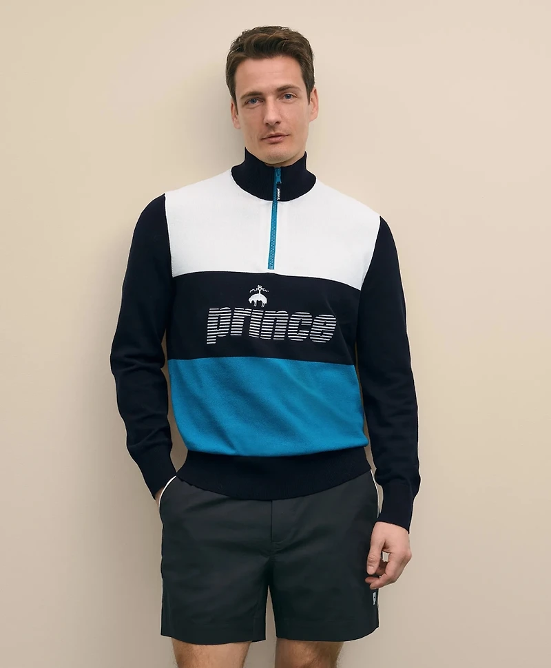 Brooks Brothers X Prince Long-Sleeve Half-Zip