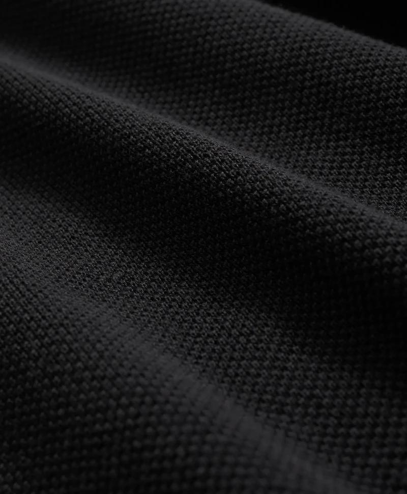 Supima<sup>®</sup> Cotton Pique Crewneck Sweater