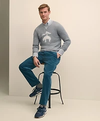 Supima<sup>®</sup> Cotton Golden Fleece<sup>®</sup> Embroidered Crewneck Sweatshirt