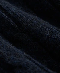 Shetland Wool Fair-Isle Tipped Archive Tennis Sweater