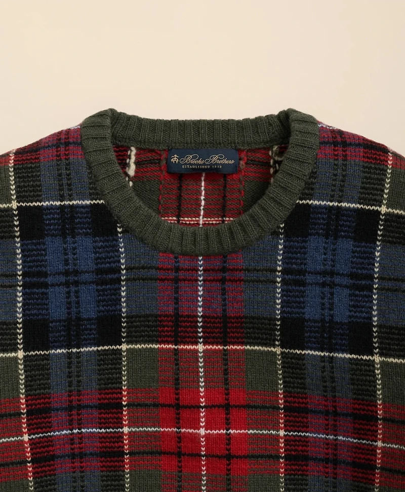 Merino Wool Archive Plaid Intarsia Sweater