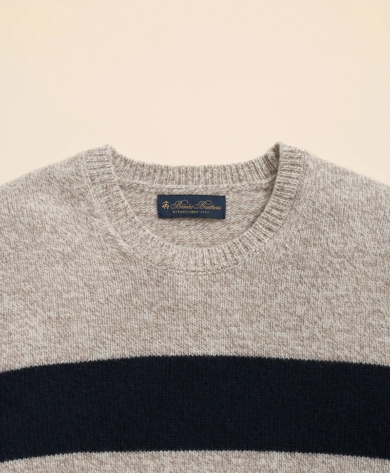 Wool Ragg Stripe Sweater