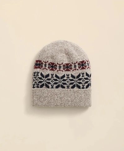 Wool-Cashmere Archive Jacquard Beanie Hat