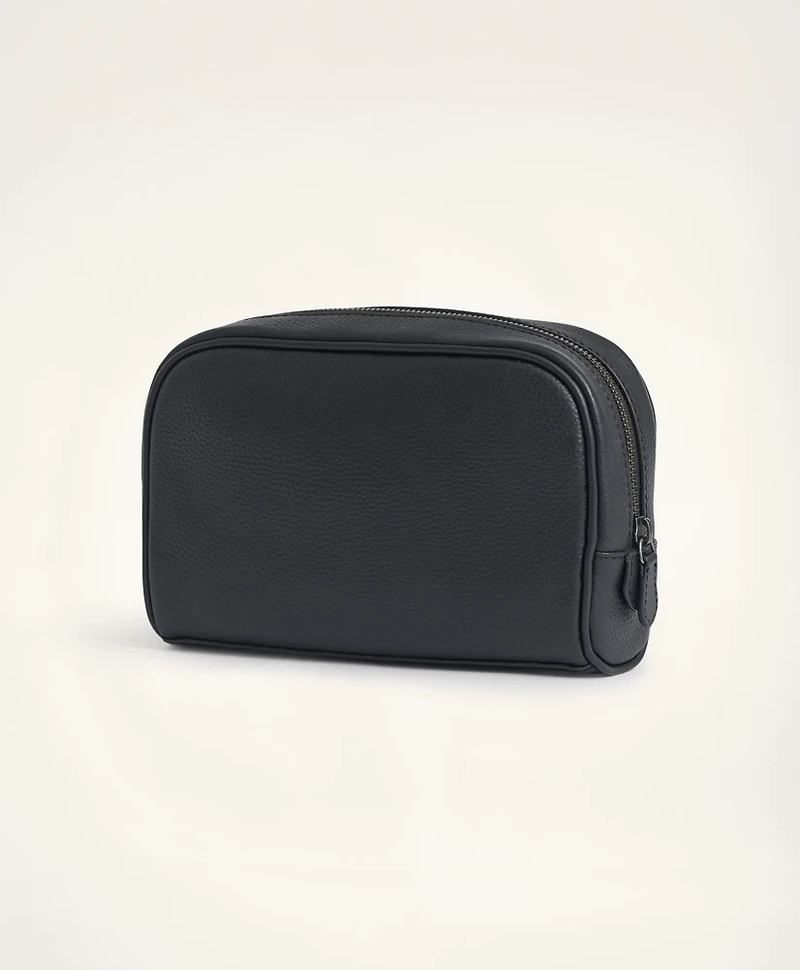 Pebbled Leather Dopp Kit