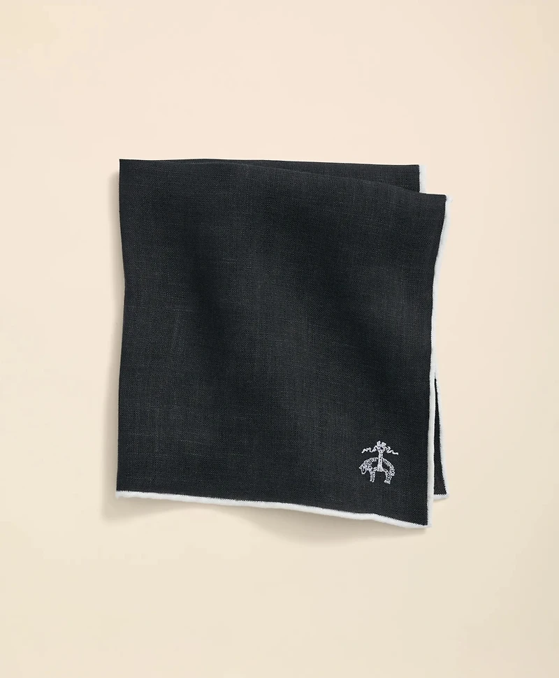 Linen Jacquard Pocket Square