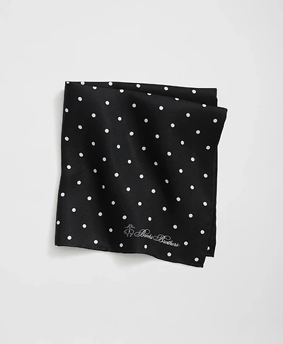 Small Dot Silk Pocket Square