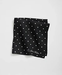 Small Dot Silk Pocket Square
