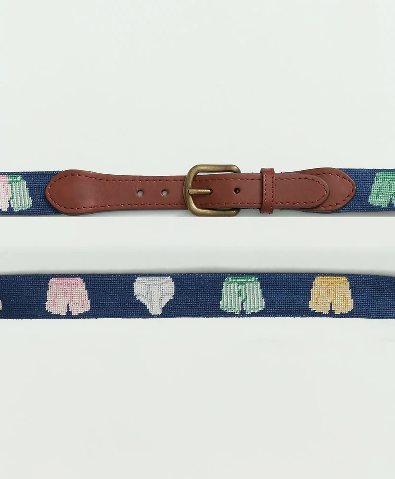 Smathers & Branson Needlepoint Belt