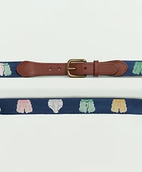 Smathers & Branson Needlepoint Belt