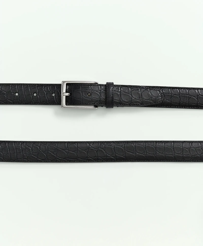 Leather Embossed Belt
