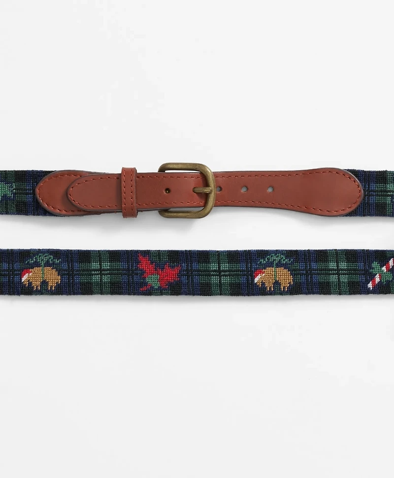 Smathers & Branson Needlepoint Golden Fleece<sup>®</sup> Holiday Belt