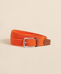 Rubber & Leather Belt With Stretch