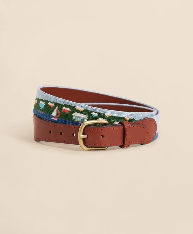 Smathers & Branson Needlepoint Bermuda Belt