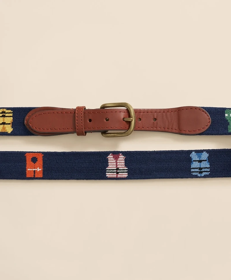 Smathers & Branson Needlepoint Life Vest Belt