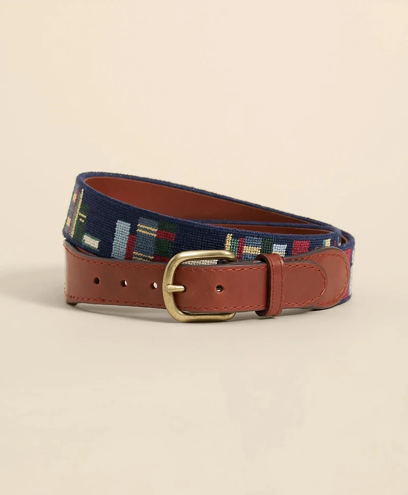Smathers & Branson Needlepoint Bookcase Belt