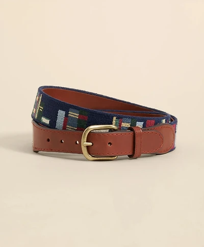 Smathers & Branson Needlepoint Bookcase Belt