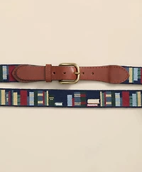 Smathers & Branson Needlepoint Bookcase Belt