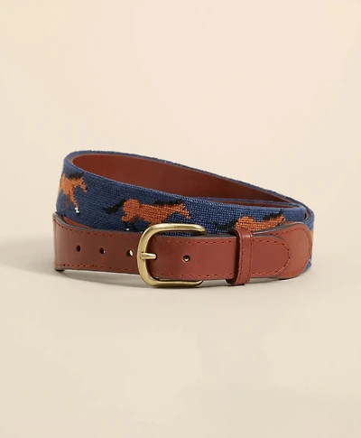 Smathers & Branson Needlepoint Horse Belt