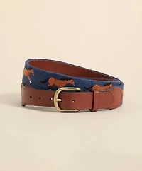 Smathers & Branson Needlepoint Horse Belt