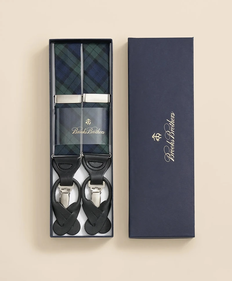 Black Watch Tartan Suspenders