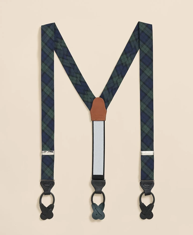 Black Watch Tartan Suspenders