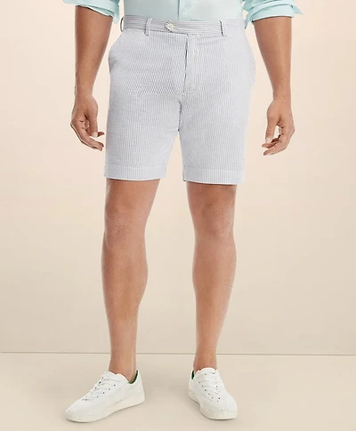 Big & Tall Stretch Cotton Seersucker Shorts