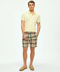 7" Cotton Madras Shorts