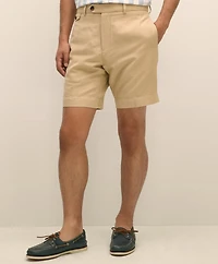 9" Linen Cotton Shorts