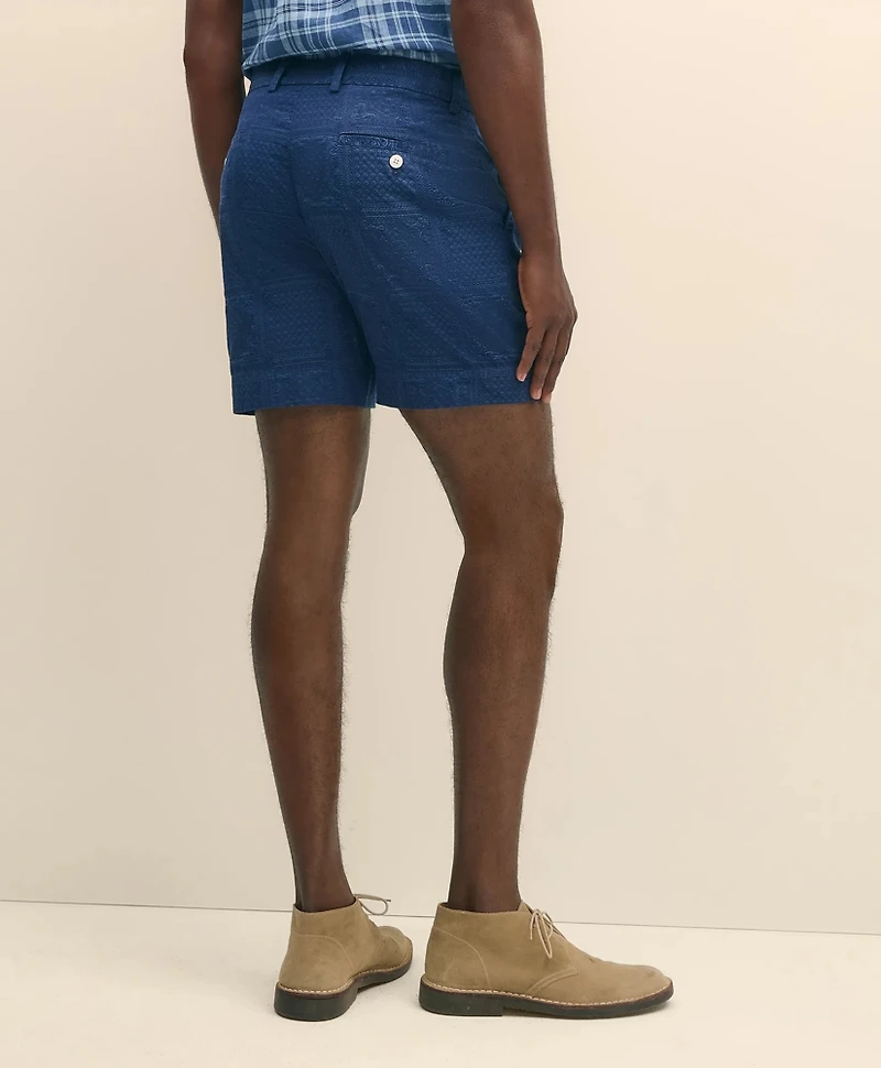 7" Cotton Bandana Shorts