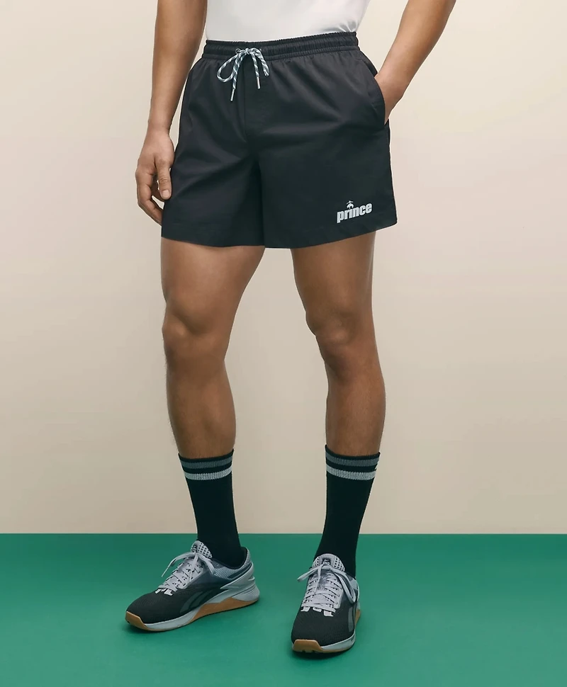 Brooks Brothers X Prince Performance Cotton Blend Drawstring Shorts