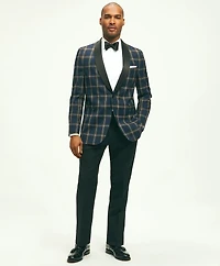 Classic Fit Wool Tartan Dinner Jacket