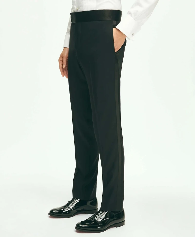 Classic Fit Merino Wool Twill 1818 Tuxedo Pants