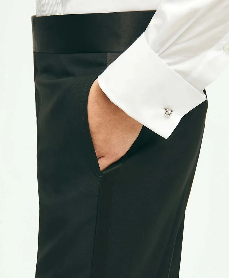 Classic Fit Merino Wool Twill 1818 Tuxedo Pants