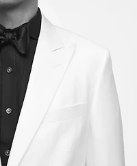 Black Fleece Peak Lapel Dinner Jacket Silk Dupioni