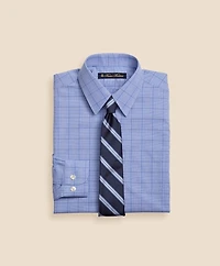 Boys Non-Iron Supima<sup>®</sup> Cotton Broadcloth Plaid Dress Shirt