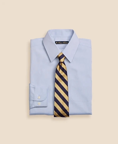 Boys Non-Iron Supima<sup>®</sup> Pinpoint Cotton Forward Point Dress Shirt