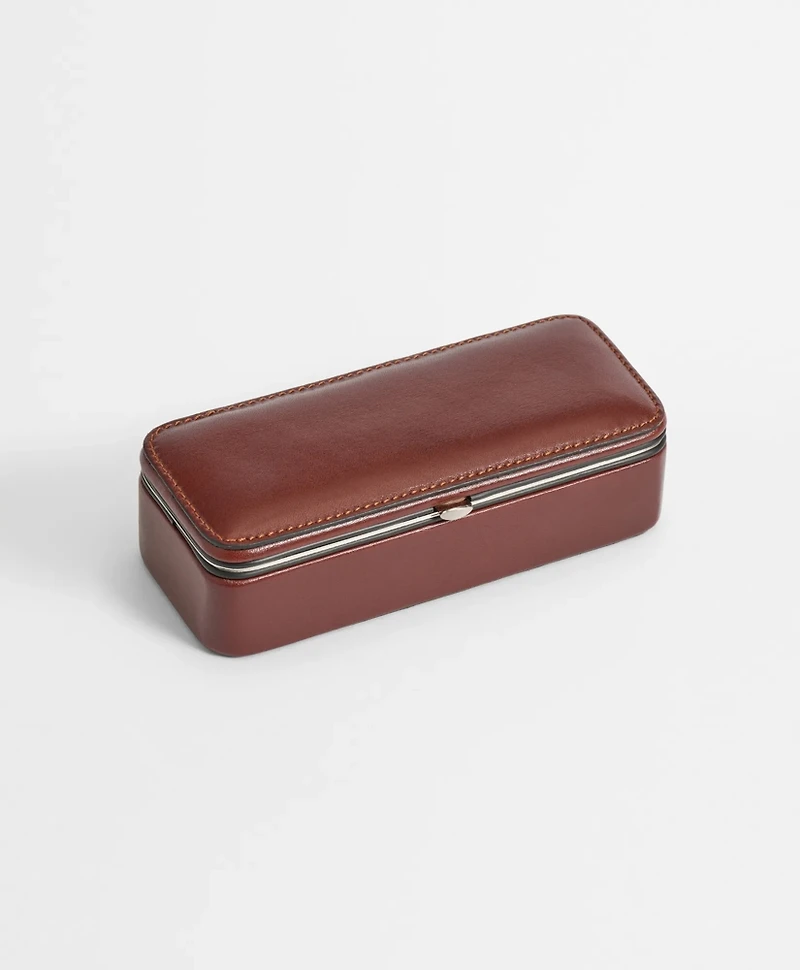 Travel Dominoes Game With Calfskin Case