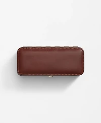 Travel Dominoes Game With Calfskin Case