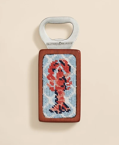 Smathers & Branson Needlepoint Lobster Bottle Opener