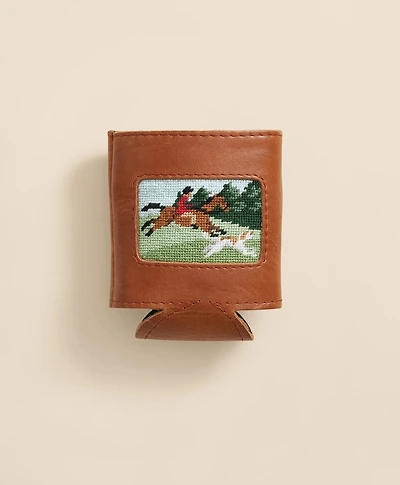 Smathers & Branson Needlepoint Fox Can Cooler