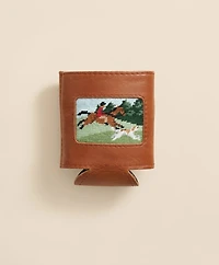 Smathers & Branson Needlepoint Fox Can Cooler