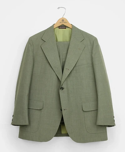 Vintage Brooks Brothers Wash & Wear Suit, 1970s, 44 S