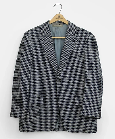 Vintage Brooks Brothers Houndstooth Tweed Sport Coat, 1970s, 41LONG