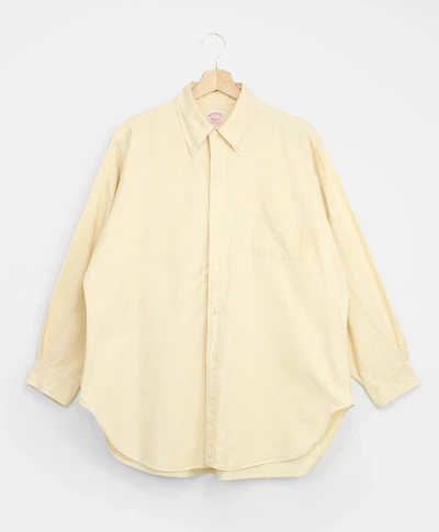 Vintage Brooks Brothers University Stripe Oxford Cloth Button Down Shirt, 1970s, 17