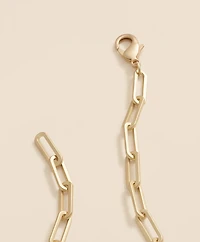 Loni Paul Paperclip Layering Chain in Matte 14K Plated Gold
