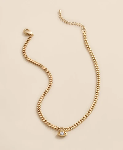 Loni Paul Crystal Evil Eye Necklace